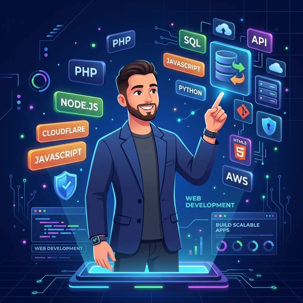 High-Performance Hosting Features Illustration